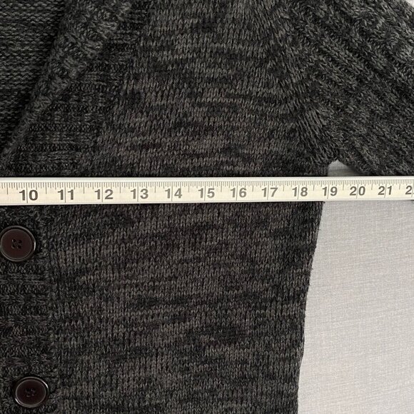 Warehouse One Cardigan Sweater Button Up Gray Heather Sz XL Soft and Stretchy - Picture 4 of 8